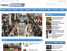 Tablet Screenshot of haberekspress.com